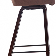 Barová stolička Newnan, orech / hnedá - 3