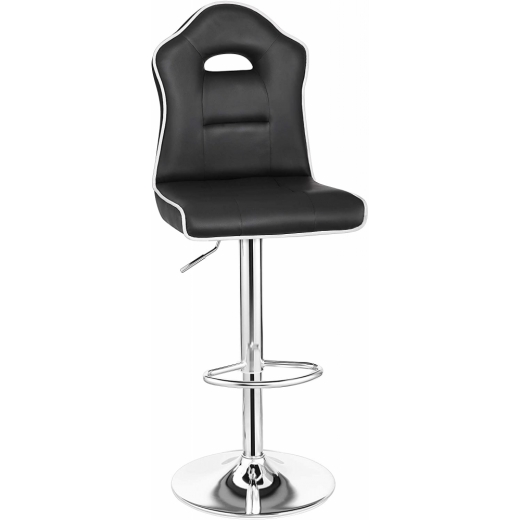 Barová stolička Nigel, čierna - 1
