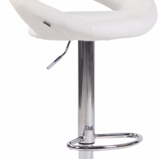 Barová stolička Oli, biela - 1