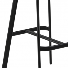 Barová stolička Oregon (SET 2 ks), čierna - 5