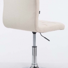 Barová stolička Palma (SET 2 ks), textil, krémová - 2