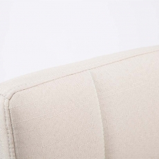 Barová stolička Palma (SET 2 ks), textil, krémová - 5