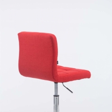Barová stolička Palma, textil, červená - 3