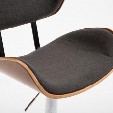 Barová stolička Pazio textil, orech - 10
