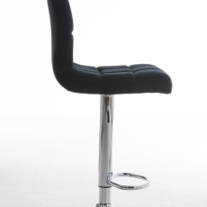 Barová stolička Peru, textil, čierna - 3