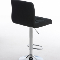 Barová stolička Peru, textil, čierna - 4