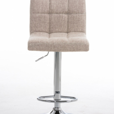 Barová stolička Peru, textil, krémová - 2