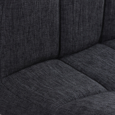 Barová stolička Peru, textil, tmavo šedá - 6