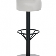 Barová stolička Pisa, čierna / biela - 1