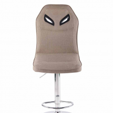 Barová stolička Prost, textil, taupe - 2