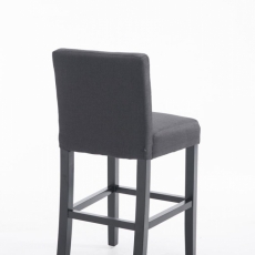 Barová stolička Ralf, tmavo šedá - 4