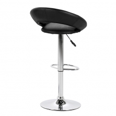Barová stolička Round (SET 2 ks), čierna - 2