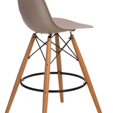 Barová stolička s drevenou podnožou Desire - 23