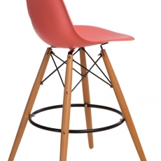 Barová stolička s drevenou podnožou Desire - 29