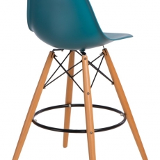 Barová stolička s drevenou podnožou Desire - 24