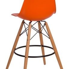 Barová stolička s drevenou podnožou Desire - 21