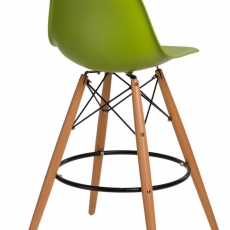 Barová stolička s drevenou podnožou Desire - 22