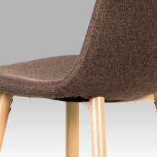 Barová stolička s kovovou podnožou Jorga, hnedá - 8