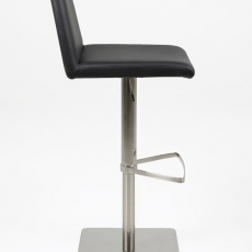 Barová stolička s nerezovou podnožou Amilo - 10