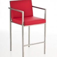 Barová stolička s nerezovou podnožou Anise - 7