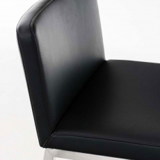 Barová stolička s nerezovou podnožou Bern - 8