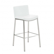 Barová stolička s nerezovou podnožou Bern - 1