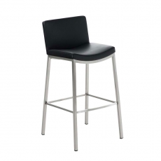Barová stolička s nerezovou podnožou Bern - 4