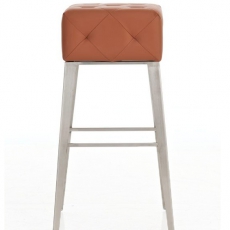 Barová stolička s nerezovou podnožou Bianca - 2