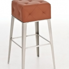Barová stolička s nerezovou podnožou Bianca - 1