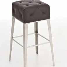 Barová stolička s nerezovou podnožou Bianca - 5