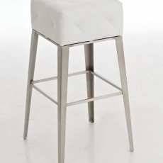 Barová stolička s nerezovou podnožou Bianca - 9