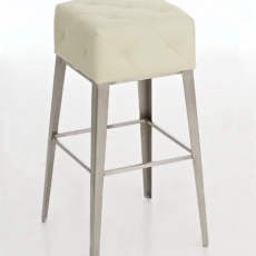 Barová stolička s nerezovou podnožou Bianca - 8