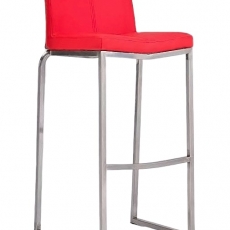 Barová stolička s nerezovou podnožou Blank (Súprava 2 ks) - 1