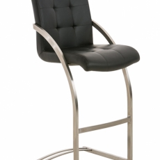 Barová stolička s nerezovou podnožou Dalton - 2