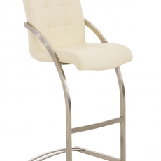 Barová stolička s nerezovou podnožou Dalton - 4