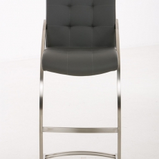 Barová stolička s nerezovou podnožou Dalton - 6