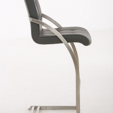 Barová stolička s nerezovou podnožou Dalton - 7