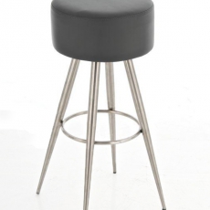 Barová stolička s nerezovou podnožou Fiona - 4