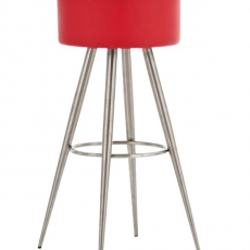 Barová stolička s nerezovou podnožou Fiona - 2