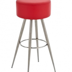 Barová stolička s nerezovou podnožou Fiona - 1