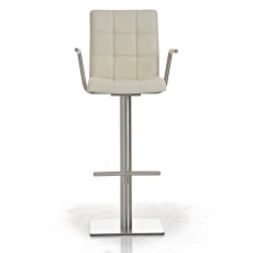 Barová stolička s nerezovou podnožou Indigo - 1