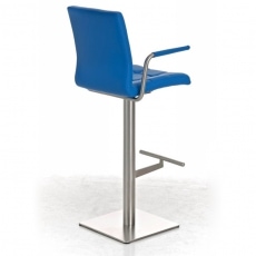Barová stolička s nerezovou podnožou Indigo - 8