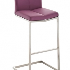 Barová stolička s nerezovou podnožou Isle - 3