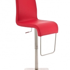 Barová stolička s nerezovou podnožou Jimmy - 1