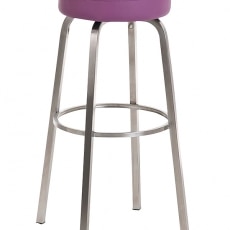 Barová stolička s nerezovou podnožou Karela - 4