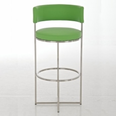 Barová stolička s nerezovou podnožou Lenny - 1
