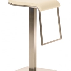 Barová stolička s nerezovou podnožou Mangle - 1