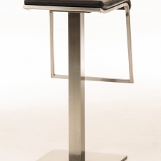 Barová stolička s nerezovou podnožou Mangle - 12