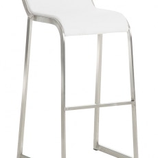 Barová stolička s nerezovou podnožou Paolo - 3