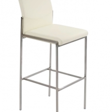 Barová stolička s nerezovou podnožou Timber - 10
